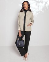 Bayside Cotton Sweater Blazer thumbnail number 2