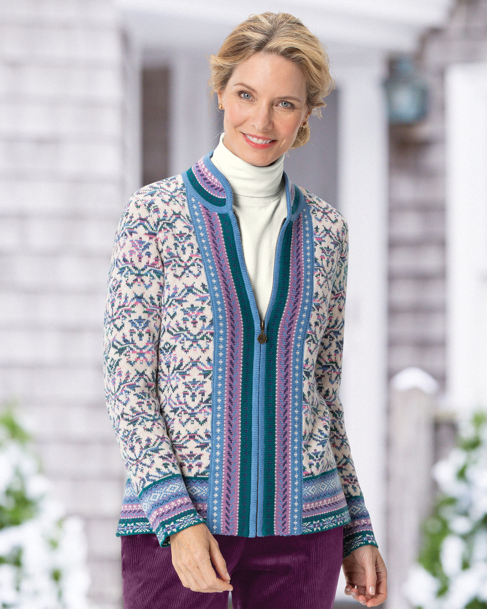 St Mortiz Cardigan Appleseeds