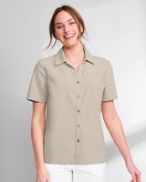 Captiva Y-Neck Camp Shirt  thumbnail number 1