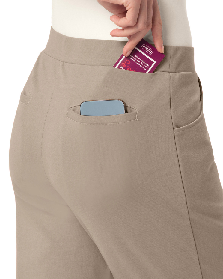 FlexKnit 7-Pocket Slim Pull-On Pants image number 4