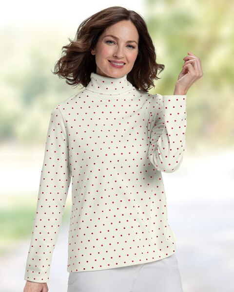 Dot Turtleneck