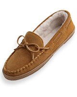 John Blair Suede Moccasin Slippers thumbnail number 2