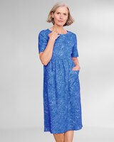 Boardwalk Knit Tropical-Print Weekend Dress  thumbnail number 1
