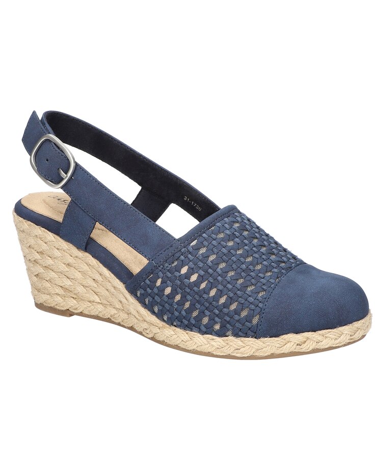 Easy Street® Taffy Espadrille Wedges image number 1
