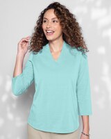 Prima™ Cotton Solid Narrow-V Tee thumbnail number 1