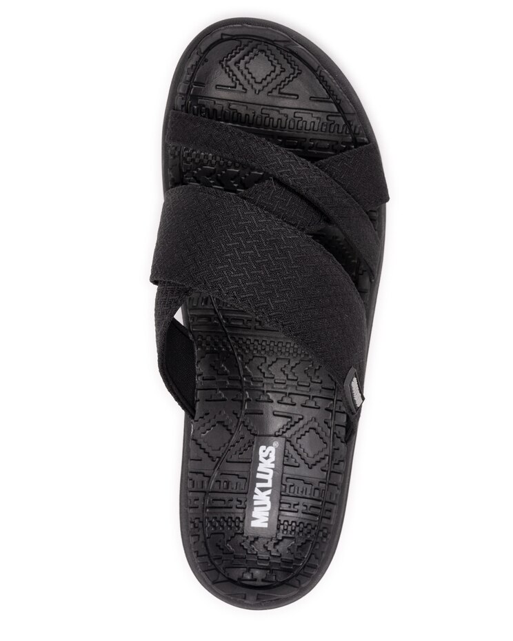 MUK LUKS® Women's Sassy Cross-Over Slide Sandal image number 2
