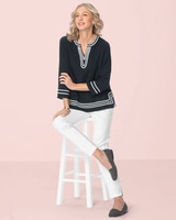 Rickrack-Trim Popover Tunic thumbnail number 2