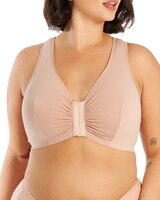 Leading Lady Indy Cotton Front-Close Lace Racerback Bra thumbnail number 1