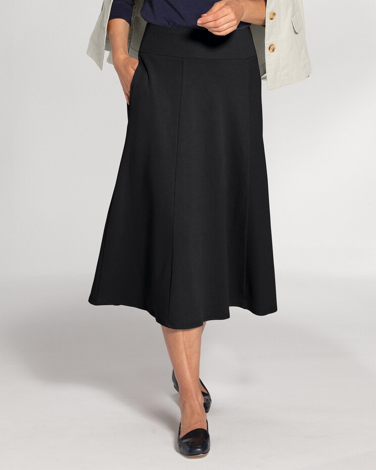 Everyday Knit Solid Skirt image number 1