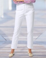 Cotton Bi-Stretch Ankle Pants thumbnail number 1