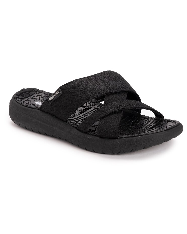 MUK LUKS® Women's Sassy Cross-Over Slide Sandal image number 1