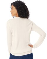 Long-Sleeve Cashmere-Like Crewneck Sweater thumbnail number 2