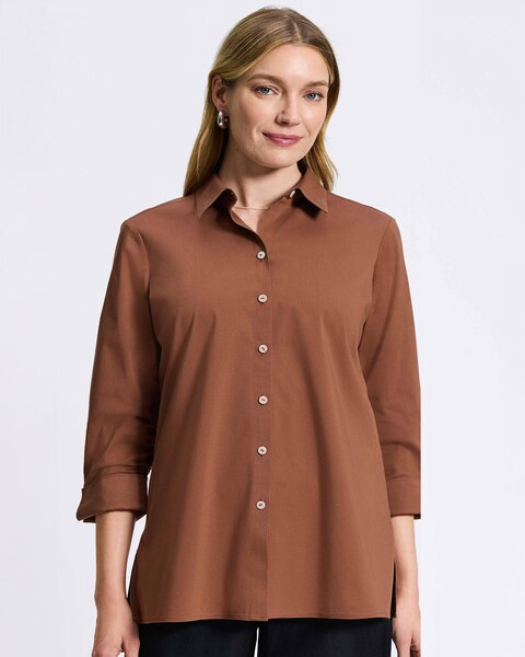 Foxcroft Evelyn Essential Stretch Non-Iron Shirt