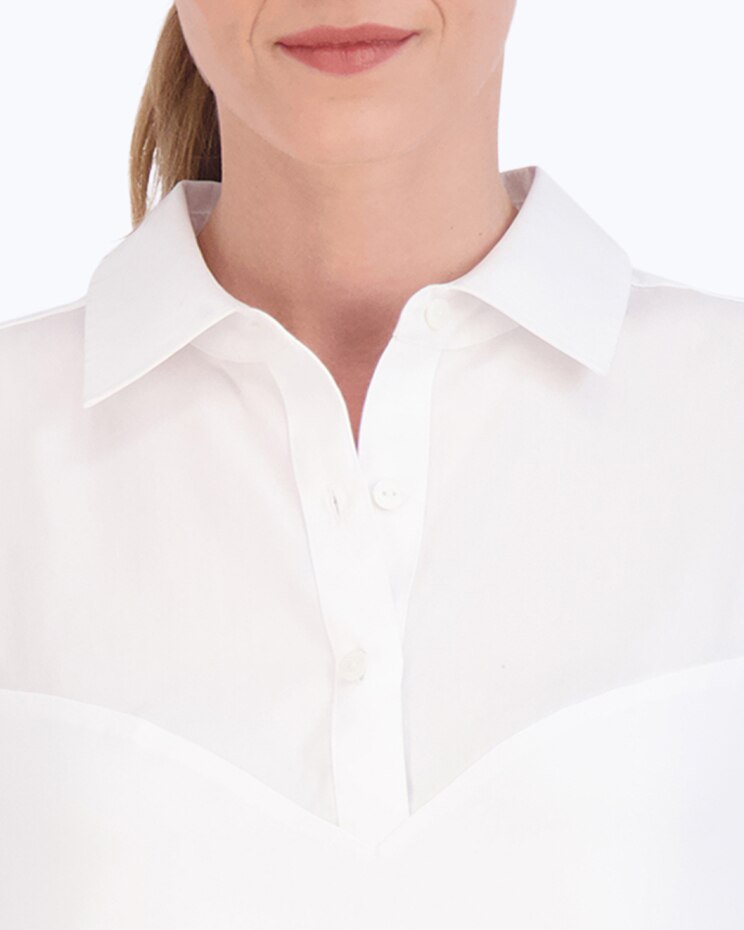 Foxcroft Sasha Knit-Woven Layering Tank image number 3