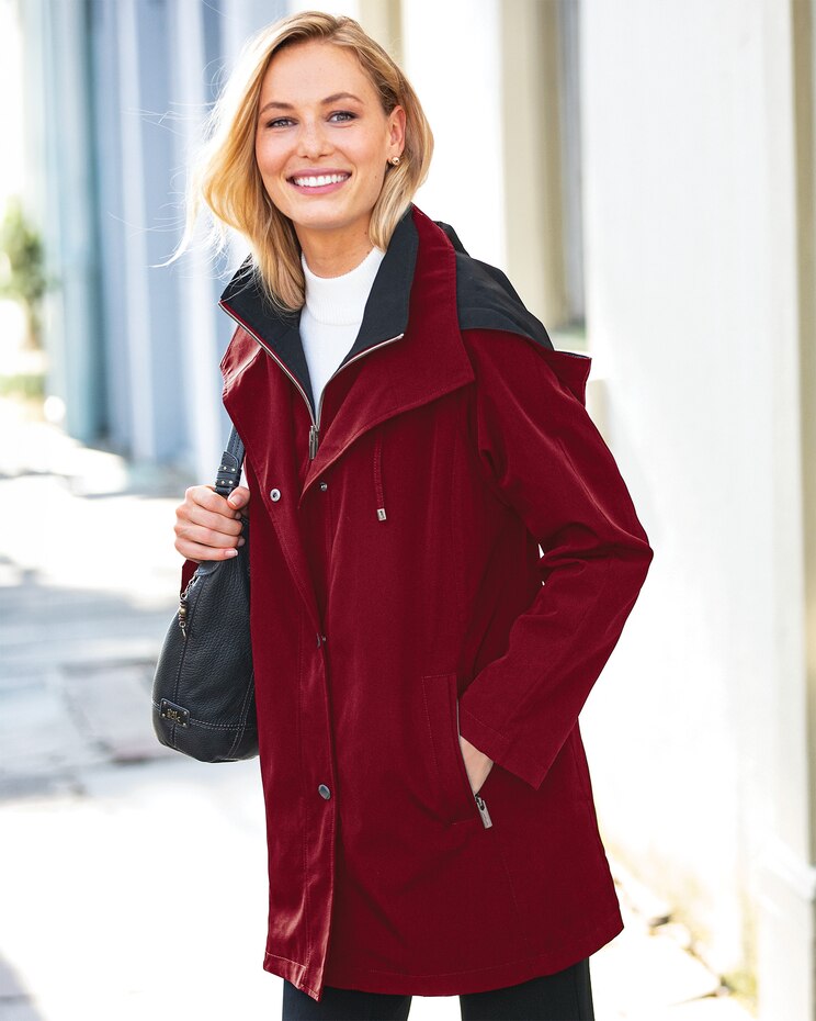 Fleet Street® Short Three-Season Raincoat image number 1