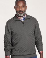John Blair® Quarter-Zip Pullover Cardigan thumbnail number 2