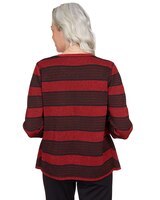 Alfred Dunner® Chevron Stripe Two For One Top thumbnail number 6