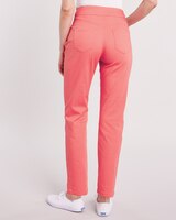 DenimEase Flat-Waist Pull-On Jeans thumbnail number 3