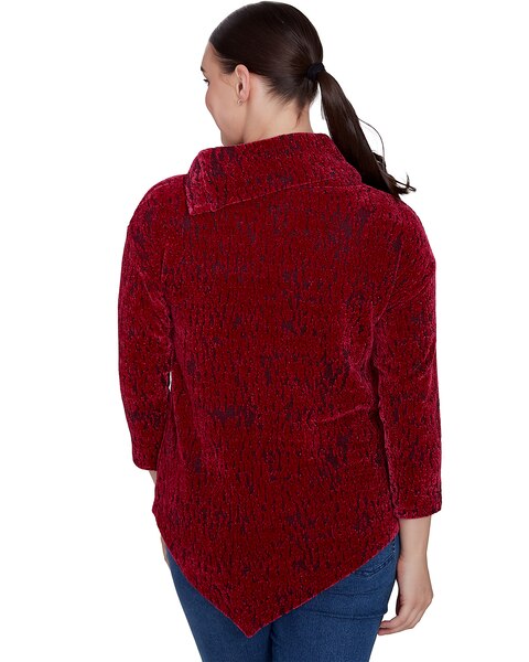 Ruby Rd® Must Haves Knit Faux Bois Top
