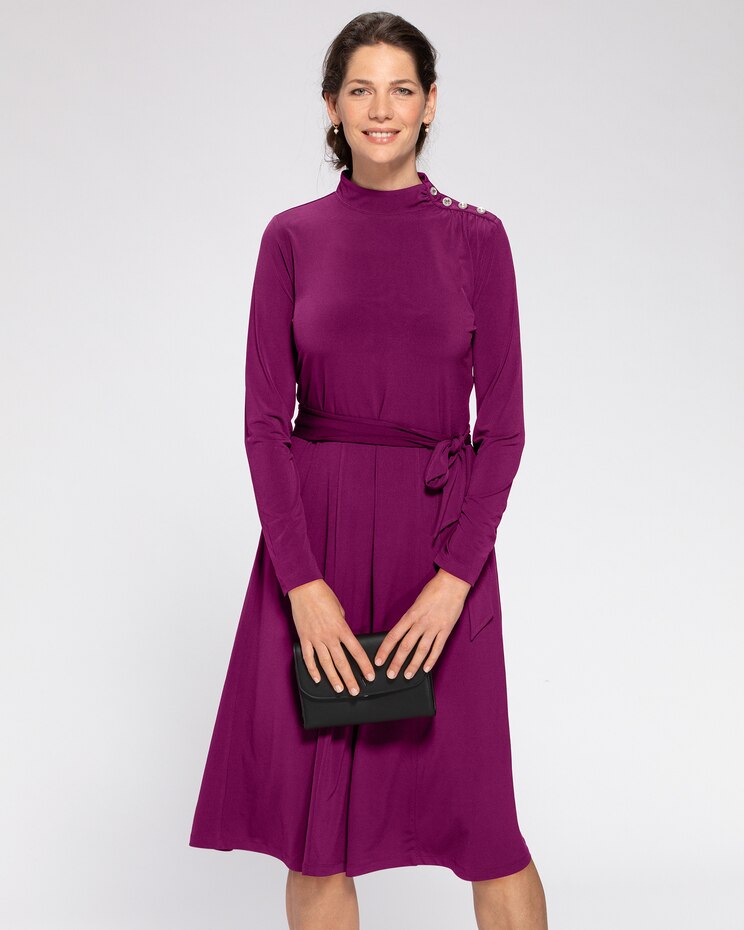 Travel Luxe Jewel-Button Dress image number 1