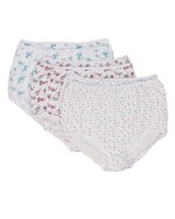 100% Printed Cotton Full Coverage Panty, 6-Pack thumbnail number 1