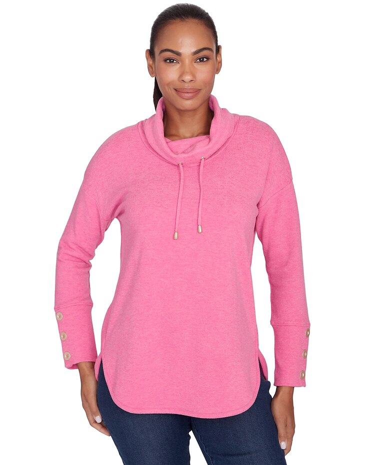 Ruby Rd® Cozy Season Knit Cowl Cozy Top image number 1