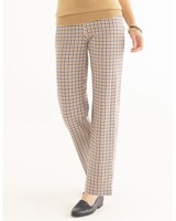 Everyday Knit Check-Print Pants thumbnail number 1