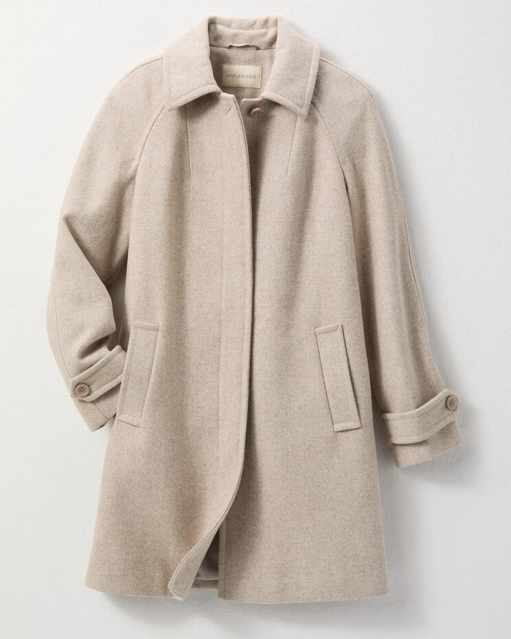 Wool Balmacaan Coat image number 1