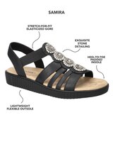 Easy Street® Samira Platform Sandals thumbnail number 8