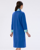 Gingham-Trim Piqué Polo Dress thumbnail number 2