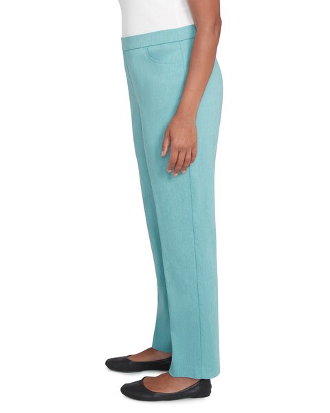 Alfred Dunner® Lake Victoria Average Front Pocket Pant with All Around Elastic