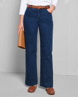 DreamFlex Comfort-Waist Relaxed Straight Leg Jeans thumbnail number 1