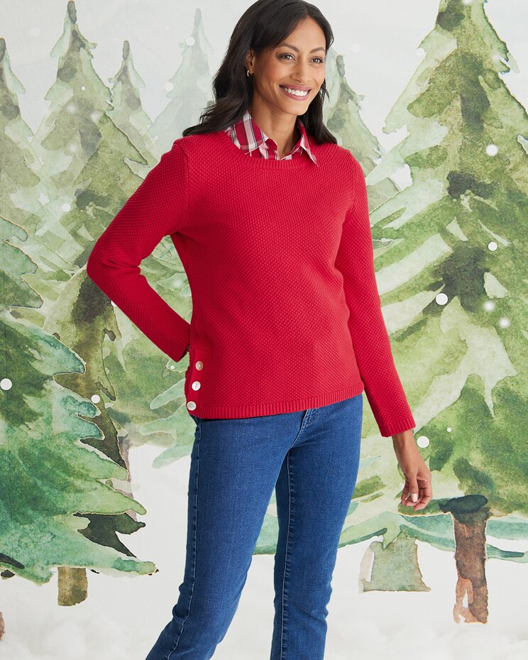 Foxcroft Perfect-Fit Non-Iron Plaid Shirt image number 2