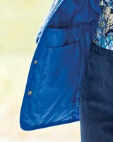 Collarless Quilted Jacket thumbnail number 3