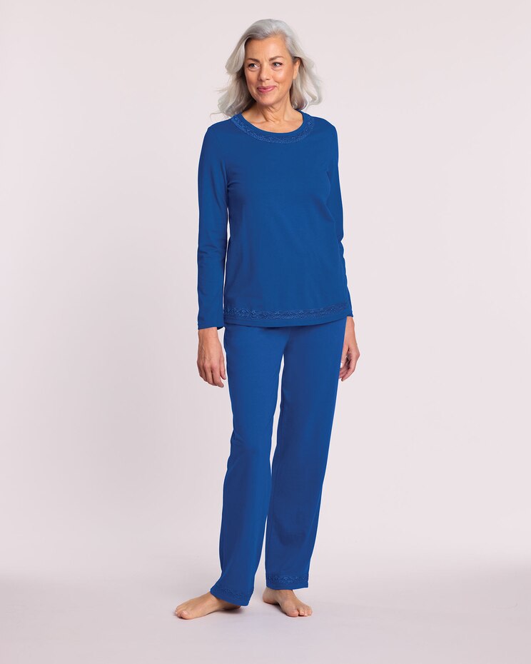 Lace Trim Pajamas image number 1