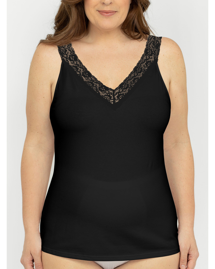 Reversible Lace Neckline Camisole image number 1