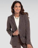 Herringbone Knit Jacket thumbnail number 1