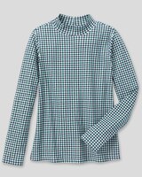 Tonal Check Mockneck Top thumbnail number 2
