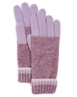 MUK LUKS® Womens Ribbed Colorblock Gloves thumbnail number 1