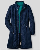 Berkshire Diamond-Quilted Three-Quarter-Length Coat thumbnail number 2