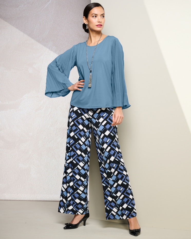 JetSet Pleated Sleeves Blouse image number 6
