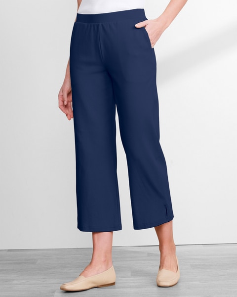 Everyday Knit Wide-Leg Crops