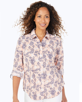 Foxcroft Sunset Floral Non-Iron Shirt thumbnail number 1