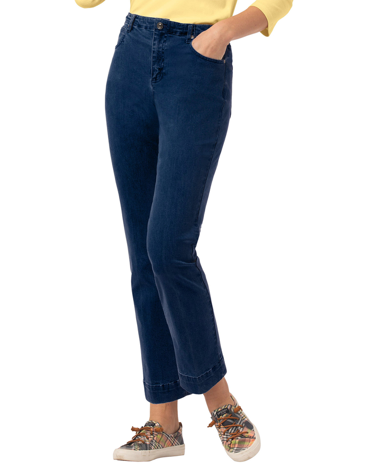 Dreamflex Comfort-Waist Ankle Jeans image number 1