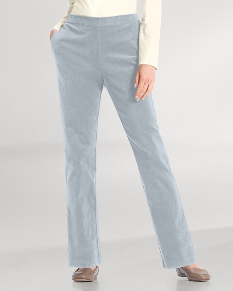 Stretch Pincord Pull-On Pants