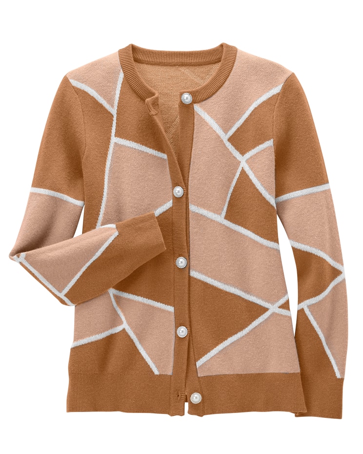 Graphic Colorblock Sweater image number 5