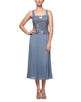 T-length Mock Jacket Dress  thumbnail number 2
