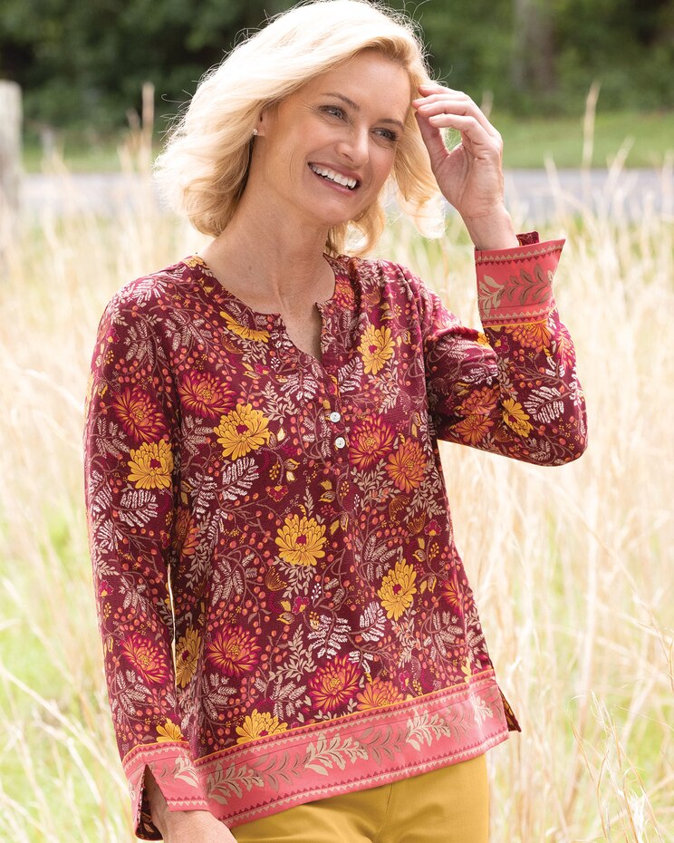 Limited-Edition Country Weekend Border-Print Popover image number 1