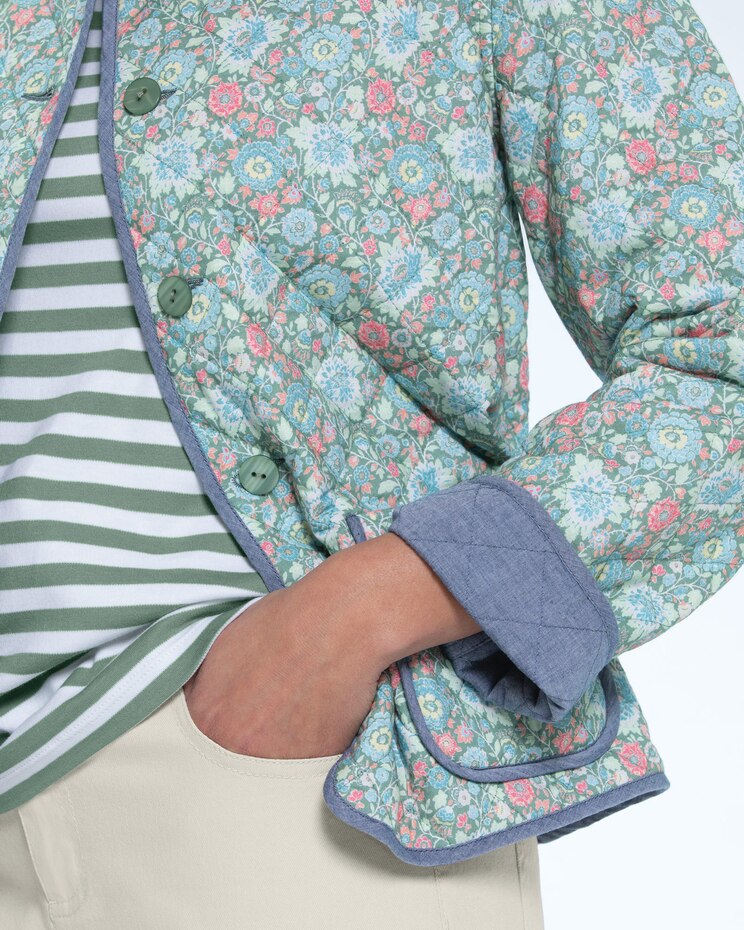 Mini Dahlia Reversible Quilted Jacket image number 3