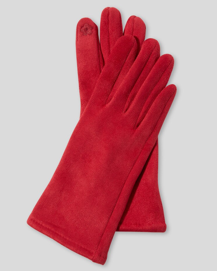 Faux-Suede Gloves image number 1